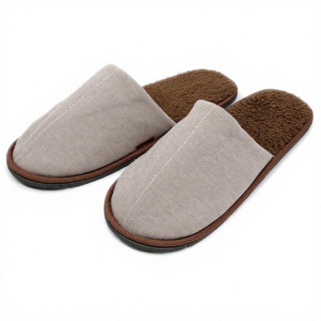 OEM Custom Cotton Velvet Disposable Hotel Slippers | Non-Slip Soft | Indoor Home Hotel | Factory Direct