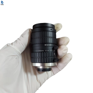 Objectif industriel MF1614M-10MP, objectif de vision industrielle 16 mm, objectif fixe manuel haute résolution 10MP pour caméras industrielles - Product Image 1