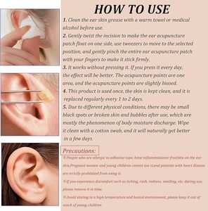 <span class=keywords><strong>Ear</strong></span> Seeds Kit Crystal <span class=keywords><strong>Ear</strong></span> Pellets Wellness 24K Gold <span class=keywords><strong>Ear</strong></span> Sementes Adequado para Adultos e Crianças - Product Image 5