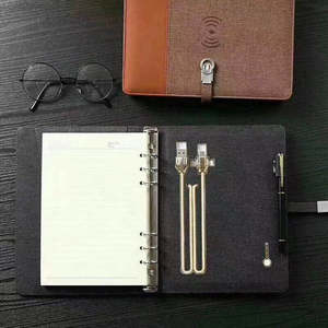 2025 2021 कारखाने उच्च गुणवत्ता वाले गर्म डिजाइन ढीले पत्ती नोटबुक पावर बैंक के साथ और एक उपहार बॉक्स में पैकिंग - Product Image 3