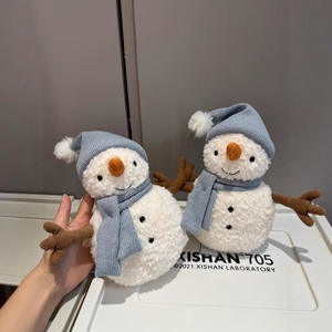 Nuevo árbol de Navidad bola de nieve muñeco de nieve pingüino muñeco de peluche regalo de Navidad - Product Image 4