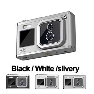 Full HD Vlogging Cổ Điển Máy Quay Phim Retro Kỹ Thuật Số 16X Zoom Ảnh <span class=keywords><strong>Video</strong></span> Máy Ảnh 4K Kỹ Thuật Số Nhỏ Gọn Máy Ảnh Với Màn Hình Kép - Product Image 2