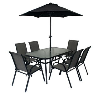 Outdoor Patio Conversation Relax Dining Dinning Tables and Chairs Patio <strong>Garden</strong> <strong>Furniture</strong> <strong>Set</strong> Metal Steel Modern <strong>8</strong> <strong>Piece</strong> Cafe <strong>Set</strong> - Product Image 1