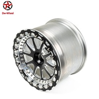 Jantes de course DW Custom Forged Black Beadlock 16 17 18 19 pouces 5x112 5x120 6x135 pour Supra BMW Corvette Ford F150