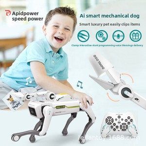 Yutong Thông Minh Công Nghệ Cao Nhựa Con Chó Đồ Chơi Robot Mới Phim Hoạt Hình Điện Thoại Di Động Điều Khiển Từ Xa DIY RC Chức Năng Bằng Giọng Nói Kích Hoạt Kẹp - Product Image 4