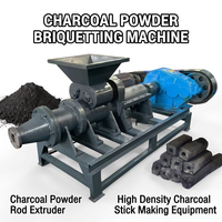 Machine à briquettes de charbon de bois, extrudeuse de poudre de charbon de bois en bâtonnets