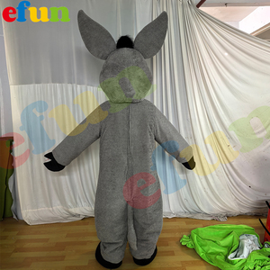 Efun MOQ 1 PC personalizado felpa divertido <span class=keywords><strong>Animal</strong></span> caminando burro mascota disfraz para la venta - Product Image 4