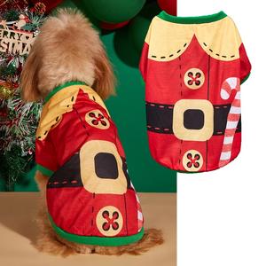 Divertido Disfraz de Invierno para Perros y Gatos, Sudadera con Capucha de Peluche de Lujo con Estampado de Dibujos Animados para las Fiestas, Hecho de Poliéster - Product Image 6