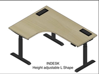 Meubles de bureau, cadre de bureau réglable en hauteur avec double moteur, table pour ordinateur portable, bureau debout électrique réglable en hauteur