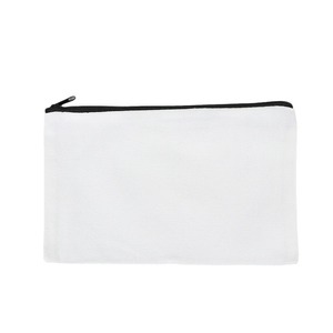 Bolsa de Cosméticos de Lona con Cierre, Blanca, Impresión Personalizada, Embalaje General, Bolsas de Almacenamiento Ecológicas - Product Image 5