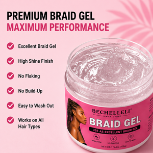 Gel tressage professionnel à séchage rapide, non collant, tenue forte, sans rinçage, haute capacité, avec logo personnalisé OEM, à base de plantes - Product Image 6