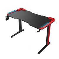 Table de jeu de bureau d'ordinateur réglable avec lumière LED