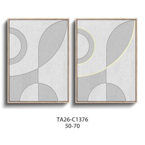 Arte Murale Testurizzata, Opera d'Arte Astratta in Gesso Fatta a Mano, Quadro Incorniciato, Dipinto per Arredamento Casa - Product Image 4