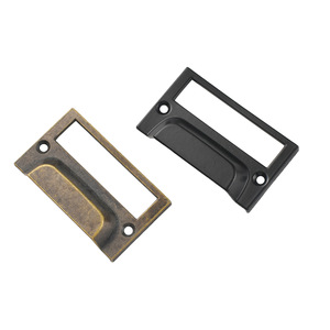 Antique Style Zinc Alloy Drawer Handle Black Bronze Traditional Cabinet Pull For Kitchen Cabinet Parts - Product Image 5