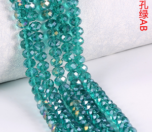 Cuentas de Cristal AB brillantes para fabricación de joyas, 10 <span class=keywords><strong>hebras</strong></span>/bolsa, venta al por mayor - Product Image 1