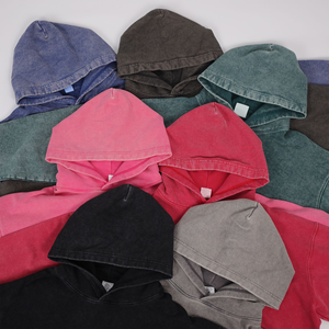 <span class=keywords><strong>Felpe</strong></span> con Cappuccio <span class=keywords><strong>Vintage</strong></span> <span class=keywords><strong>Oversize</strong></span> da Uomo, Personalizzabili con Logo, Effetto Lavaggio Acido, Ricamo, Vendita all'Ingrosso - Product Image 4