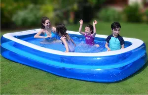Aufblasbarer Pool zum Wasserspiel Aufblasbarer oberirdischer Pool aus hohem PVC