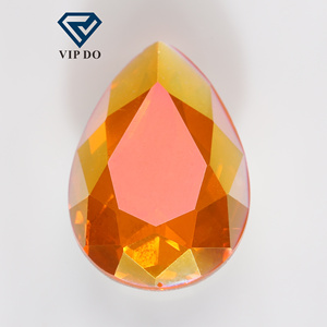 Venta caliente de alta calidad K9 Placa de proteína de vidrio <span class=keywords><strong>LA</strong></span> <span class=keywords><strong>serie</strong></span> corte de pera suelta Pointback Crystal Rhinestone para <span class=keywords><strong>la</strong></span> fabricación de joyas - Product Image 4