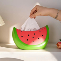 Großhandel Niedliche und Kreative Wassermelonen-Taschentuchbox Wohnzimmer Desktop-Taschentuchspender Luxuriöse Dekorative Papierbox Ornament