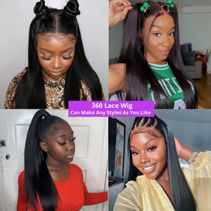 Ms-Beauty Vente en gros à prix réduit Livraison gratuite Cheveux brésiliens non traités alignés sur les cuticules Cheveux humains vierges Perruques en dentelle complète - Product Image 4