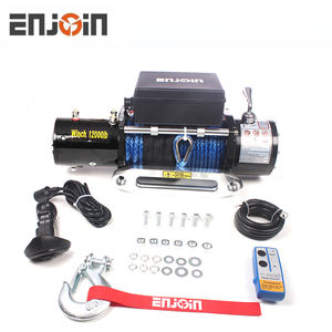 ENJOIN 12 Volt 24v Électrique Winch12000/13500lbs Électrique Palan Voiture Lourd Fil Fil Treuil 12 v Dc Construction Grue Électrique - Product Image 2
