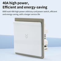 Interrupteur d'énergie WiFi Locstar à économie d'énergie 13,56 MHz RFID pour chambre d'hôtel, interrupteur électrique pour carte de chambre TTHotel, système de verrouillage de porte d'hôtel