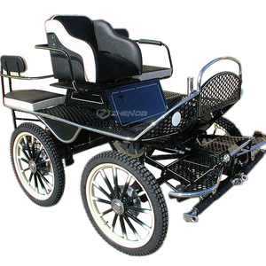 Carroza para Caballos de Maratón Negra de Alta Calidad/Carroza para Caballos Pony de Estilo Nuevo {ZD-PM05} - Product Image 1