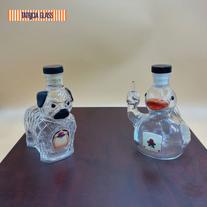 Bottiglia Quadrata per Vodka e <span class=keywords><strong>Whisky</strong></span> in Vetro Trasparente, Logo Personalizzato, Produttore Certificato ISO FDA OEM ODM per Marchi di Liquori - Product Image 5