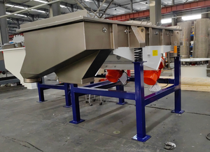 เครื่องแยกงาและเมล็ดข้าวพร้อมหน้าจอสั่นเชิงเส้นสแตนเลส - Product Image 3