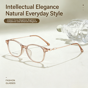 JF8090 Monturas de Gafas Metálicas TR Vintage de Alta Gama, Estilo Natural y Sofisticado para Mujer Madura - Product Image 3