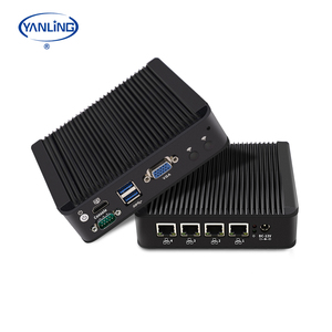 New pfsense Router PC i226v 2.5 gam Card mạng j4125 không quạt Mini PC 4LAN tường lửa mini máy chủ - Product Image 6