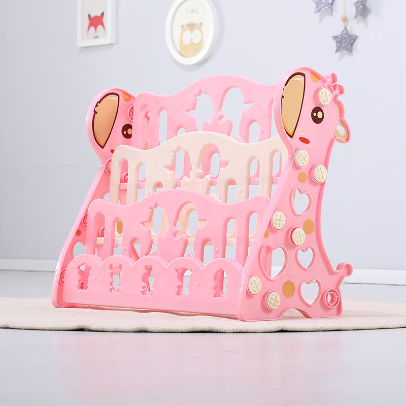 Étagère à trois étages faon rose