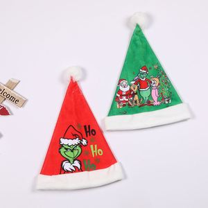 Hot Selling <b>Grinch</b> Cartoon Anime Christmas <b>Hat</b> Festive Gift Decoration Adults and Kids for Parties - Product Image 4