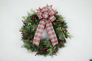 Nouveauté Guirlande de Noël en PVC pour l'extérieur, ronde, artificielle, pour fêtes de Noël - Product Image 5