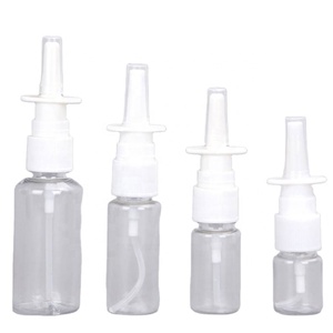 Hot Sale 5ml 10ml 20ml Empty Transparent Rhinitis Anti Allergy Pointed Tip Plastic Nasal <b>Bottle</b> with Pump Sprayer - Product Image 2