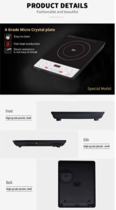 Estufa de inducción eléctrica infrarroja con Control táctil para el hogar, nuevo diseño, gran oferta - Product Image 3