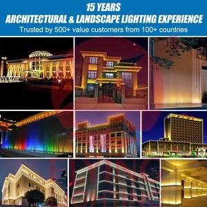 Exterior RGB Aluminum Wall Washer Light IP65 Waterproof Outdoor LED Linear Commercial <strong>Building</strong> Wall Wash <strong>Lighting</strong> Recessed - Product Image 5