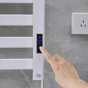 Gran oferta, tecnología de calefacción, desinfección, pantalla táctil, funciona con secador sin perforaciones, calentador de toallas montado en la pared, <span class=keywords><strong>toallero</strong></span> eléctrico - Product Image 3