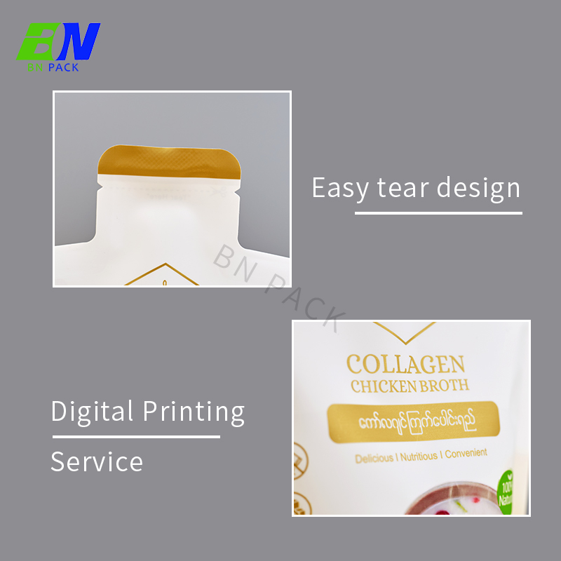 Food Grade High Barrier Retort Packaging Pouch Custom Deisgn And Size For Food Packaging