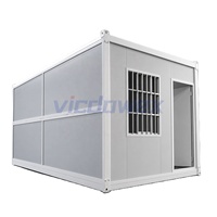 Casa Contenedor Plegable Prefabricada Tipo Z, Resistente a Terremotos, Edificio de Oficinas, Campamento para Trabajadores, Almacén, Vivienda Temporal