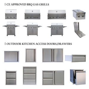 Gril à <span class=keywords><strong>gaz</strong></span> moderne de qualité supérieure à 3 brûleurs en acier inoxydable 304, cuisson luxueuse au <span class=keywords><strong>barbecue</strong></span> en plein air - Product Image 5