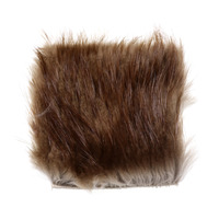 Vente en gros de fourrure de castor 5x5cm pour la pêche à la mouche à la truite, mouche sèche, caddis, émergents, nymphes, matériel de montage de mouche flottante pour la rivière
