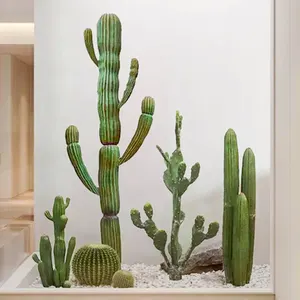 Faux Cactus Innendekoration Künstliche Pflanzen Kunststoff Bonsai Baum mit Pot Faux Simulation Plantas