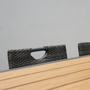 OSMEN Monterey Comptoir de bar extérieur en <span class=keywords><strong>aluminium</strong></span> poly-bois Table de bar <span class=keywords><strong>pour</strong></span> jardin et <span class=keywords><strong>terrasse</strong></span> - Product Image 3