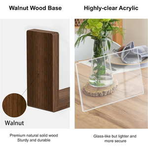 Tùy chỉnh hai mặt khung hình bằng gỗ xoay Thiết kế ngang với màu gỗ tự nhiên có logo tùy chỉnh - Product Image 6