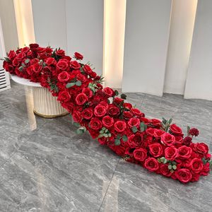 Flores Artificiales de Fila Larga para Decoración de Mesas de Boda, Conferencias y Salas de Exposiciones, Exhibición en Ventanas, Disponibles para Comercio Transfronterizo - Product Image 2