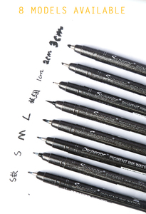 Lettering Penne 8 Size Nero <span class=keywords><strong>Penna</strong></span> di Calligrafia Pennello Marcatori Set <span class=keywords><strong>per</strong></span> I Principianti di Scrittura - Product Image 2