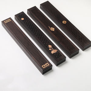 木製で環境に優しく持続可能な黒檀の線香立て、ヨガやスパに最適な手作り品 - Product Image 2