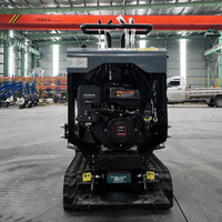 Nouvelle Arrivée Mini-Dumper sur Chenilles en Caoutchouc avec Moteur Briggs & Stratton, Autochargeur pour Exploitation Agricole