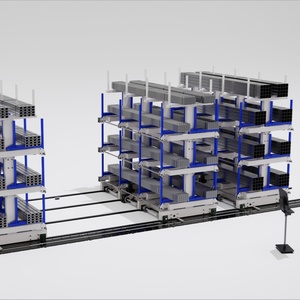 מדפי קנטילבר ניידים, זרועות מתכווננות לעומס כבד, מדפי אחסון ניידים לפריטים ארוכים - Product Image 3
